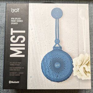 iJoy MIST Bluetooth Shower Speaker | IPX4 Splash-Proof | New | Blue | Hands-Free